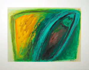 Krikor Momdjian - Gouache, De vis kopen? Bied vanaf 1!