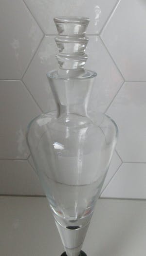 Niet of onleesbaar gesigneerd - Grote art deco modernistische kristallen karaf kopen? Bied vanaf 10!