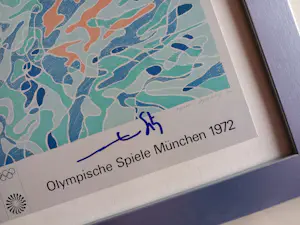 David Hockney - The Diver – Gesigneerd door Mark Spitz kopen? Bied vanaf 180!