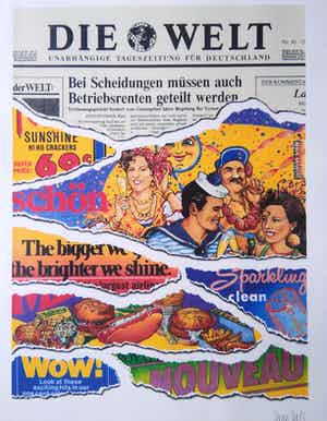Arno Arts - Die Welt Zeefdruk verkocht voor € 40!