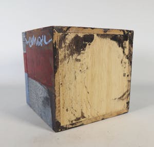 Niet of onleesbaar gesigneerd - Hout, Beschilderde doos kopen? Bied vanaf 10!