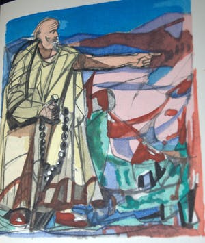 Pierre Theron - De originele aquarel die gebruikt is voor Rudyard Kipling's Kim kopen? Bied vanaf 75!