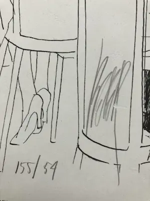 Peter van Straaten - Litho - “Ik heb toch liever een wat groter formaatje” - Handgesigneerd kopen? Bied vanaf 50!