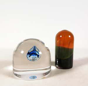 Willem Heesen - en Floris Meydam - Glas, Twee (jaar)objecten verkocht voor € 100!