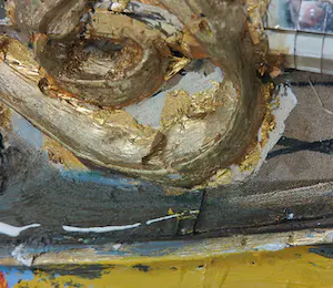 Loren Munk - Gemengde techniek op doek, Ab-ex power (Zeer groot) kopen? Bied vanaf 1!