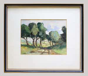 Jan Simon Knikker (jr.) - aquarel gesigneerd J. v.d. Venne (ps. voor Jan Knikker jr.) verkocht voor € 60!