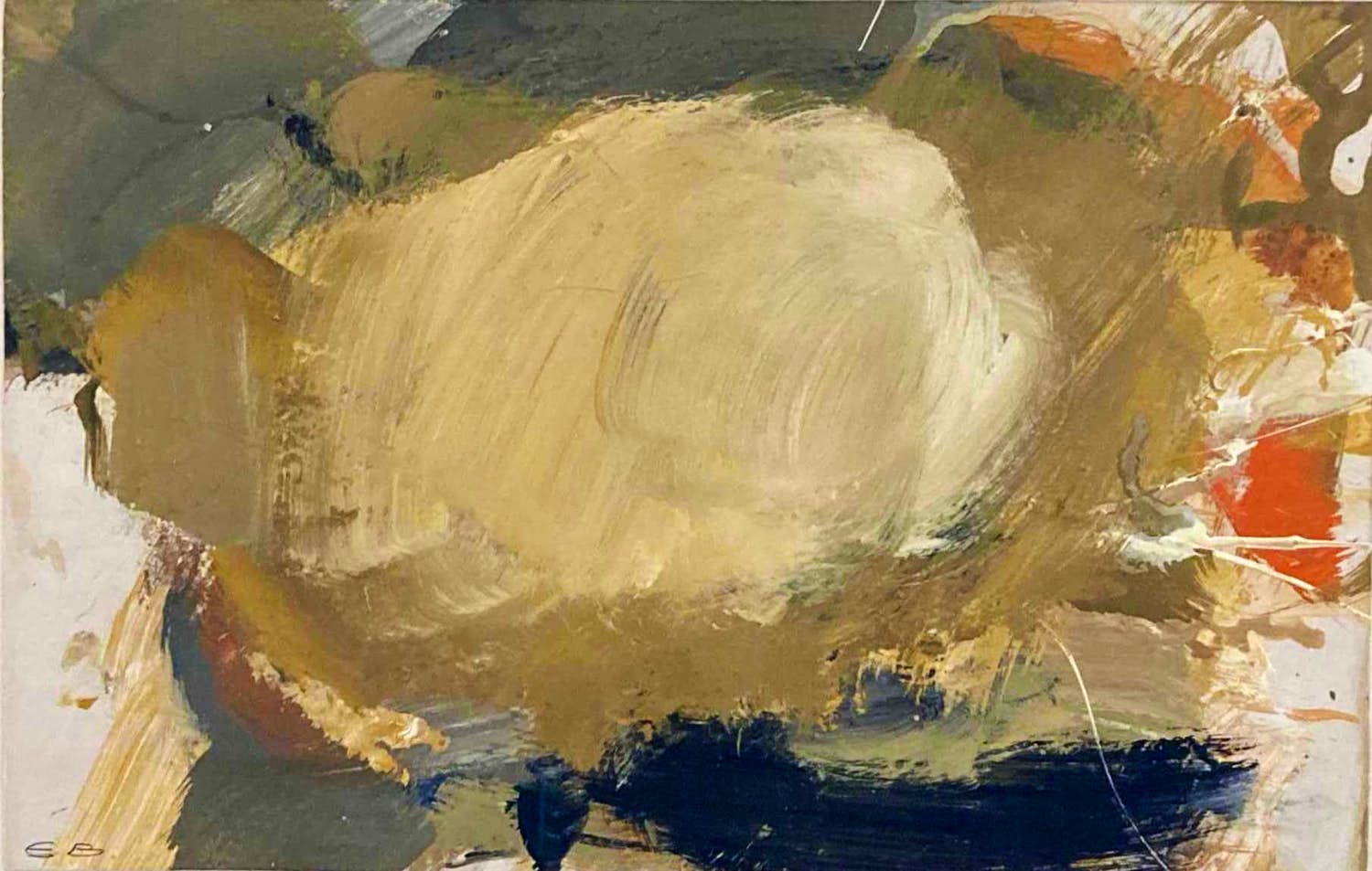 Eugène Brands - 8851 peinture trouvé pas E.B. dans l'atelier kopen? Bied vanaf 1075!