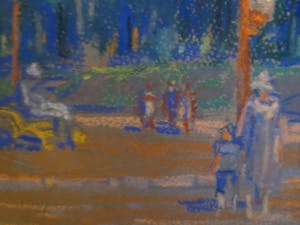 Leo Eland - Pastel Parkgezicht kopen? Bied vanaf 135!