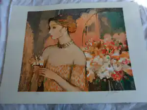 Sachiko Imai - Litho, zonder titel. verkauft für € 40!