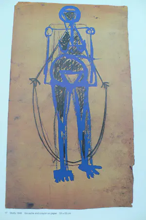Karel Appel - Works on paper - Gesigneerd door kunstenaar - lichte vochtschade kopen? Bied vanaf 50!