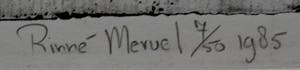 Rinne Mervel - Ets - 1985 kaufen? Bieten Sie von 45!