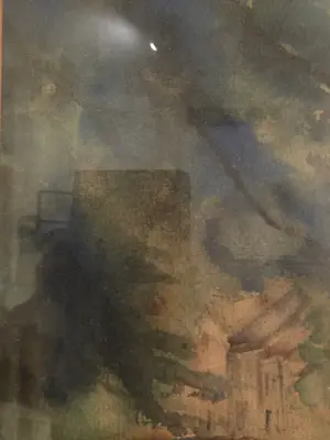 Arnout Colnot - Stadsgezicht met water en brug kopen? Bied vanaf 150!