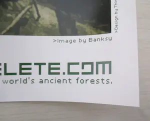 Banksy - Greenpeace, Save Or Delete kopen? Bied vanaf 1!