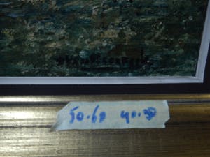 Niet of onleesbaar gesigneerd - Havengezicht bij zonsondergang door slecht leesbare meester kopen? Bied vanaf 10!