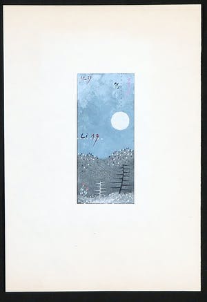 Leon Savelsberg - Gouache op papier, Zonder titel kopen? Bied vanaf 1!