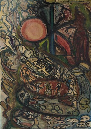 Niet of onleesbaar gesigneerd - Die Vertreibung aus dem Paradies kopen? Bied vanaf 1!