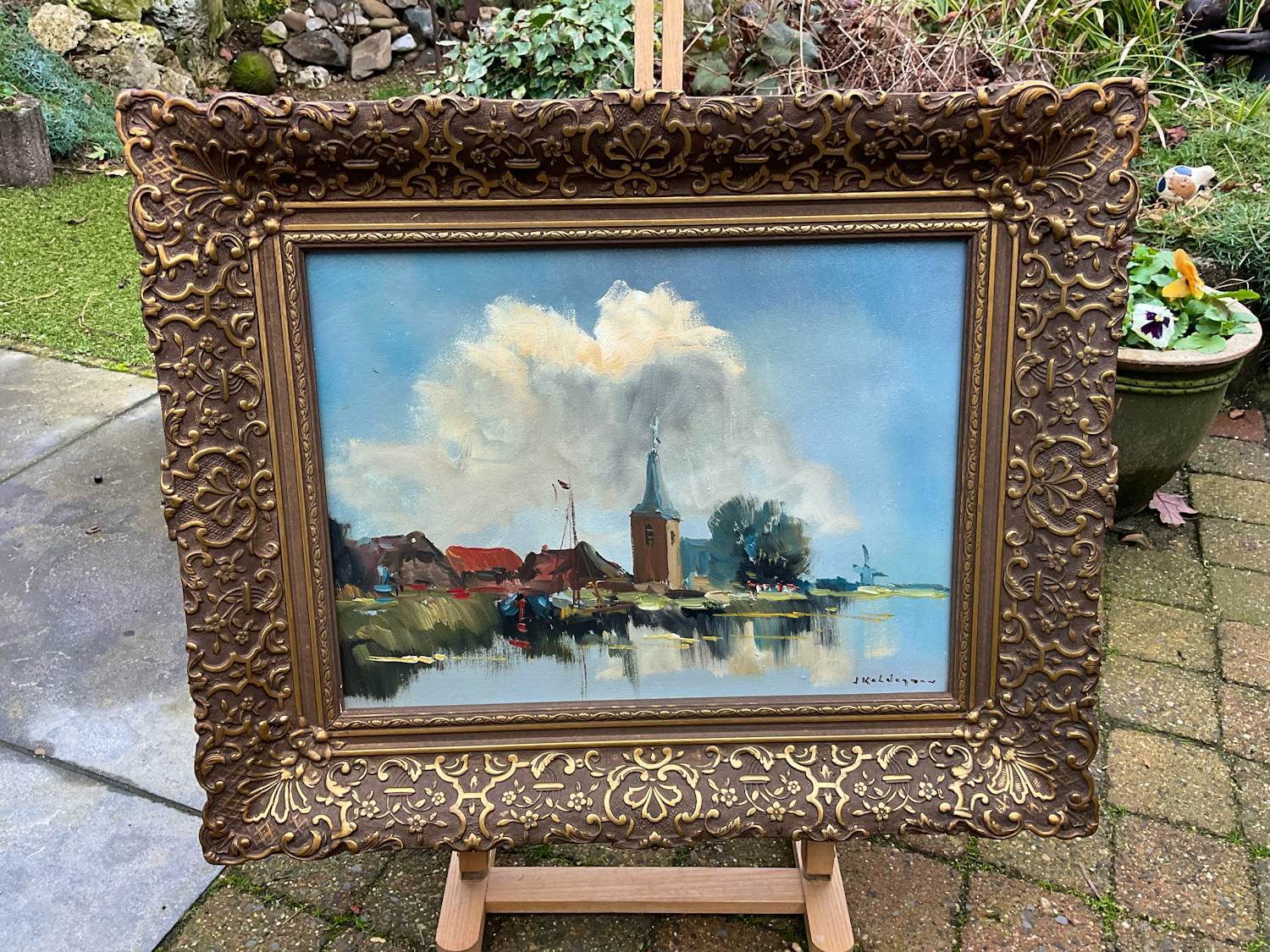 Jan Kelderman - Dorpsgezicht. kopen? Bied vanaf 100!