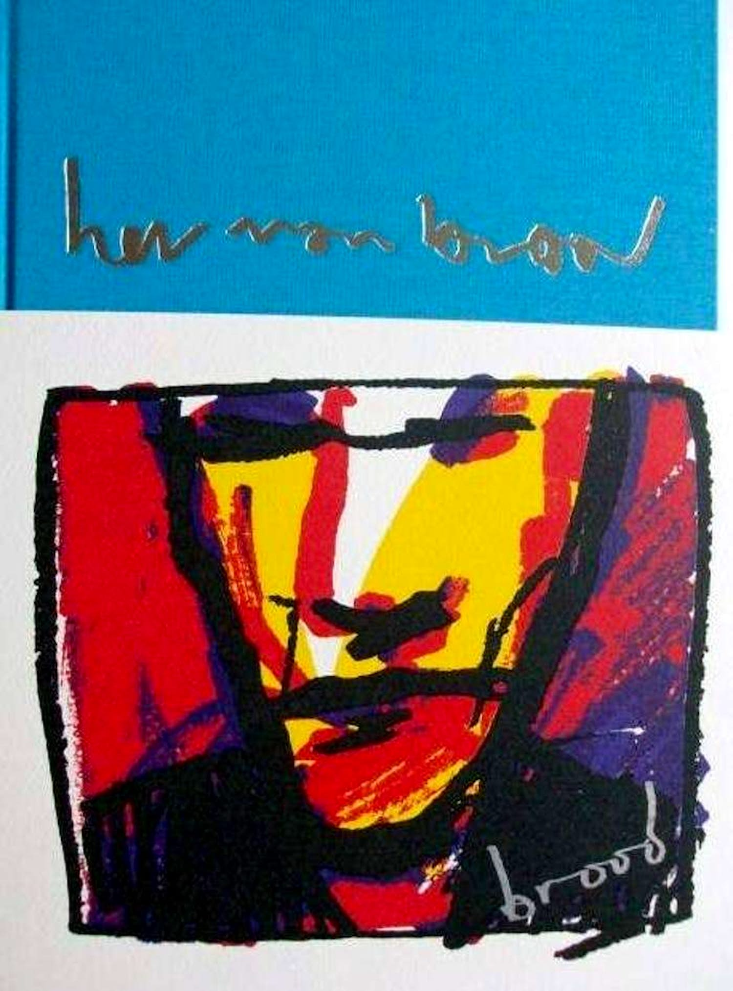 Herman Brood - Boek: Woedend licht, incl zeefdruk - 2000 kopen? Bied vanaf 125!