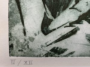 Frank Porcelijn - ets/aquatint - '21 III 85' - 1985 (Kleine oplage) kopen? Bied vanaf 80!