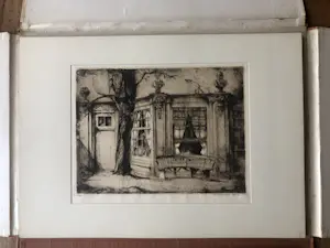 Betsy Westendorp-Osieck - Oude Amsterdamsche tuinhuizen, tien etsen door Betsy Westendorp-Osiek. kopen? Bied vanaf 690!