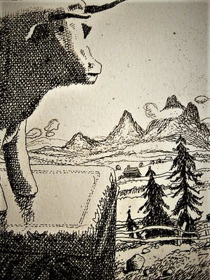 Herman Berserik - Karakteristiek Grafiek - Ets - zeer kleine oplage - potloodgesigneerd kopen? Bied vanaf 30!