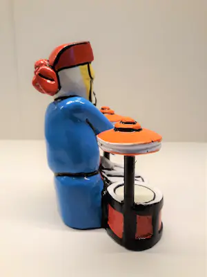 Herman Brood - Sculptuur van Kunsthars DE DRUMMER kopen? Bied vanaf 65!