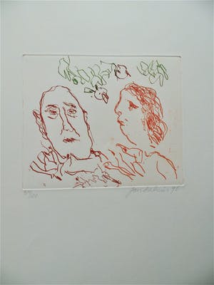 Jan Sierhuis - het zilveren bruidspaar kopen? Bied vanaf 53!