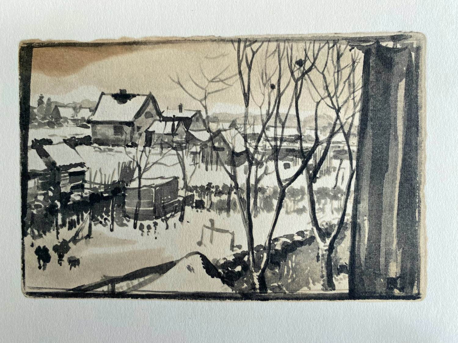 Dick Ket - Acht tekeningen van Dick Ket kopen? Bied vanaf 59!