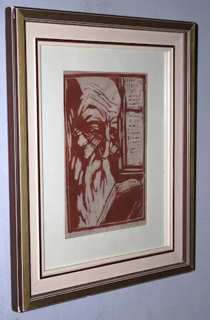 Jan Jordens - Houtsnede uit 1921 kopen? Bied vanaf 125!