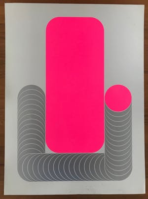 Thomas Lenk - Glanzende zeefdruk - 104/190 - niet ingelijst kopen? Bied vanaf 45!