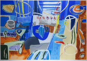 Anneke Peereboom - Zeefdruk, Pendant quelque temps - Ingelijst (Groot) kopen? Bied vanaf 50!