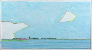 Paul Overhaus - Olieverf op doek, Meer I - Ingelijst kopen? Bied vanaf 50!
