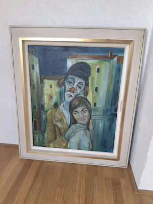Georges Cheber - Clown met vrouw kopen? Bied vanaf 80!