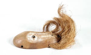 Lega - Lukwakongo paspoortmasker met raffiabaard kopen? Bied vanaf 1!