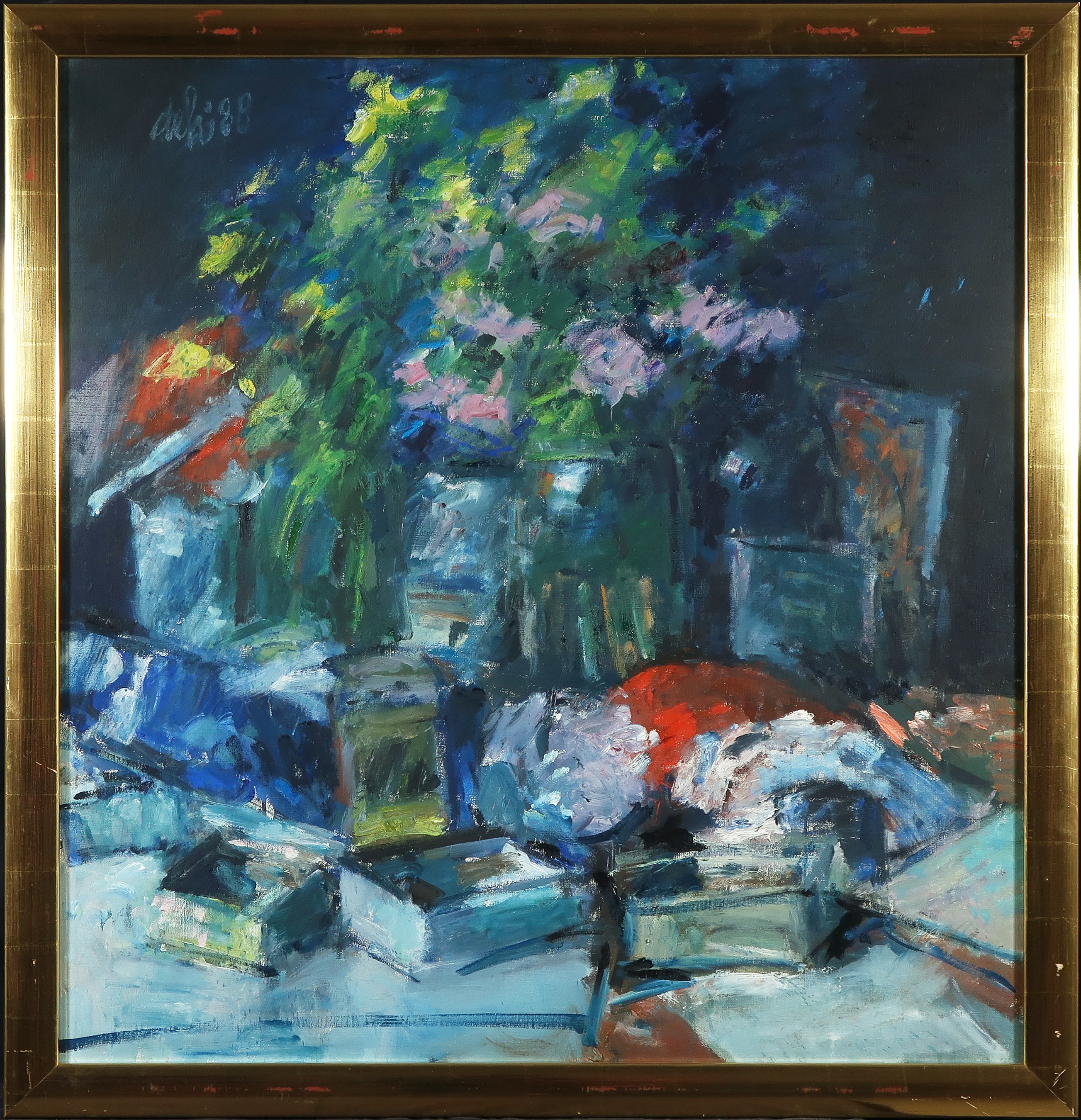 Toon de Haas - Olieverf op doek, Stilleven - Ingelijst (Groot) kopen? Bied vanaf 200!