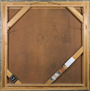 Jan Bollaert - Gemengde techniek op hardboard, The merchant - Ingelijst kopen? Bied vanaf 1!