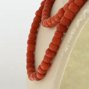 14k gouden slot aan een koralen collier - 80 cm kopen? Bied vanaf 250!