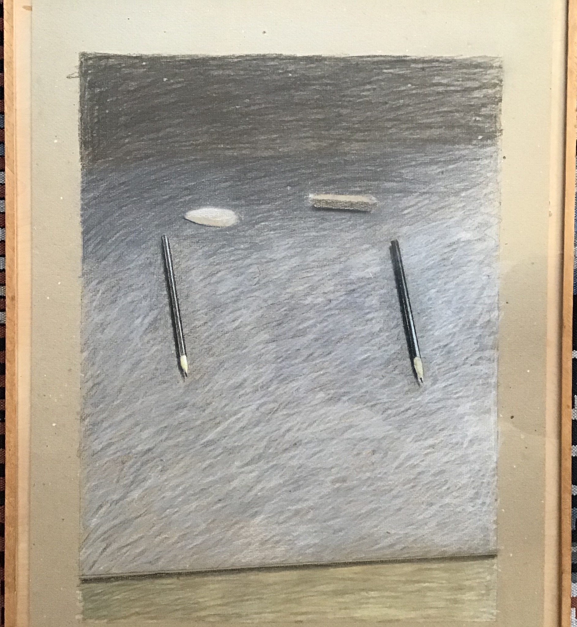 Leon Tebbe - Pasteltekening op karton, ingelijst en gesigneerd kopen? Bied vanaf 40!