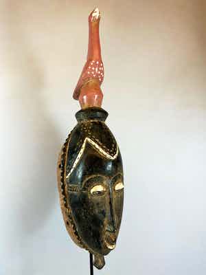 Guro - Zeldzaam African Guro masks - Congo. verkocht voor € 65!