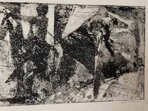 Bartholomeus Toebak - autodidact - Rotterdam jaren 60 - vrouwelijk naakt en scene de l'apocalypse kopen? Bied vanaf 33!