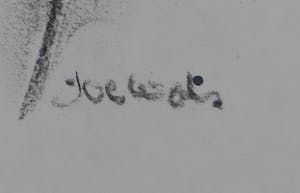 Joe Wols - Potloodtekening, Vogel kopen? Bied vanaf 1!