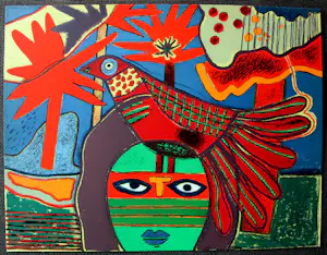 Corneille - Litho: De lelie en het feest - 1984 kopen? Bied vanaf 395!