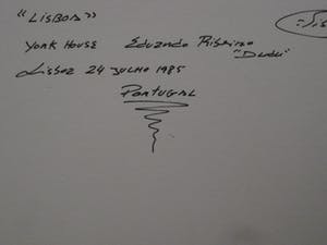 Niet of onleesbaar gesigneerd - Portugal 1984 - Unica Lithografie (1/5) "Lissabon Lisboa" gesigneerd kopen? Bied vanaf 1!