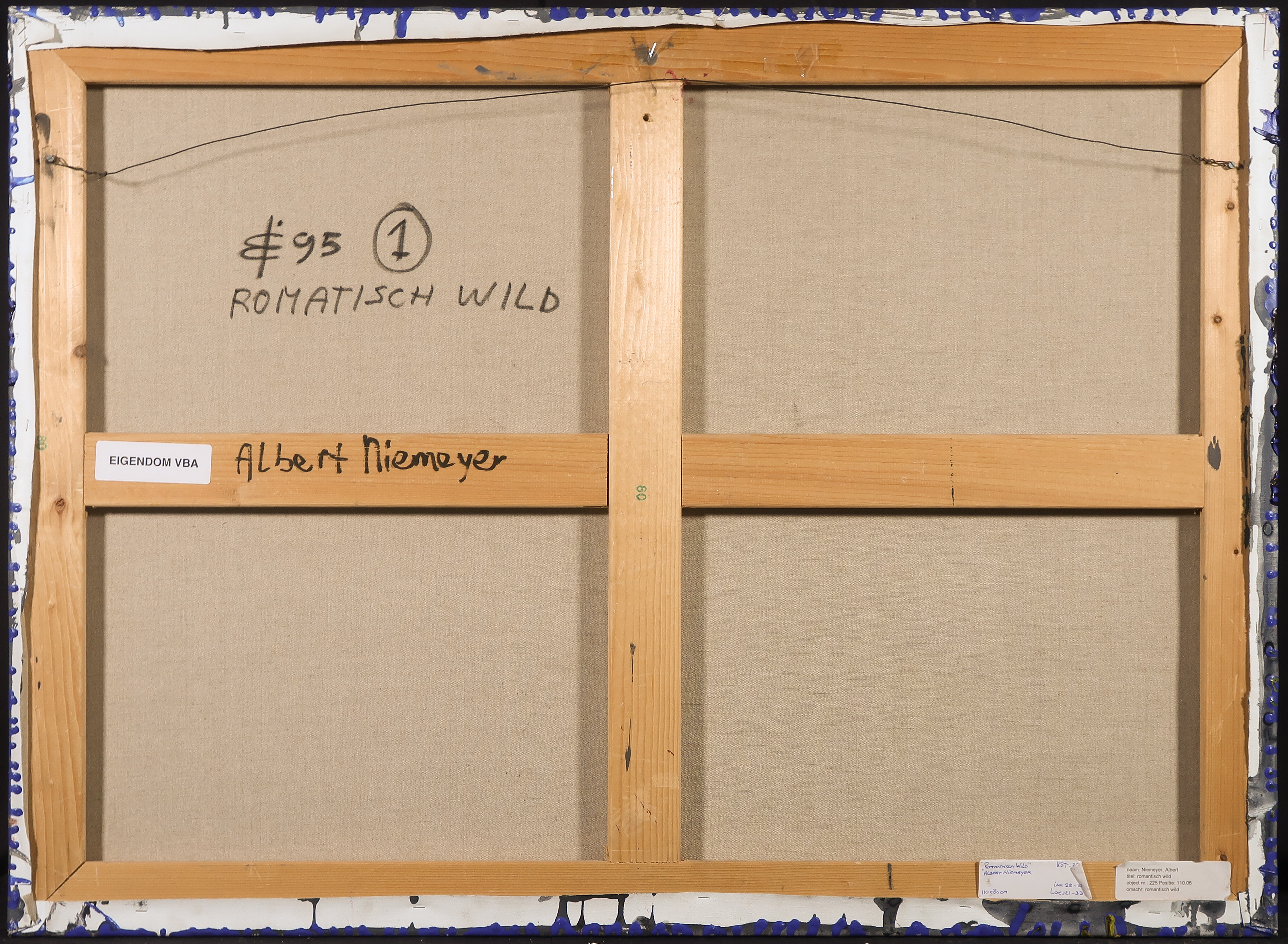 Albert Niemeyer - Acryl op doek, Romantisch wild kopen? Bied vanaf 400!