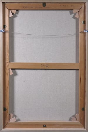 Marcel Cockx - Acryl op doek, Winterslaap van het vosje - Ingelijst kopen? Bied vanaf 1!