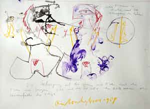 Anton Heyboer - Zwei Frauen verkocht voor € 295!