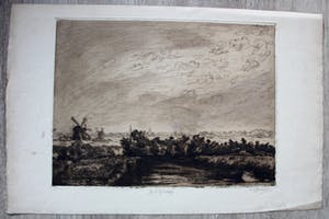 Frederika Broeksmit - ets: Bij Hillegersberg (Rotterdam) kopen? Bied vanaf 50!