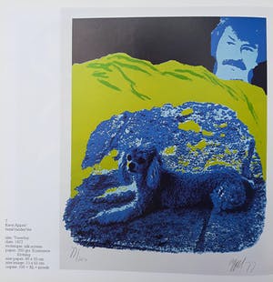 Karel Appel - Tuesday, zeefdruk (ingelijst, groot) kopen? Bied vanaf 175!