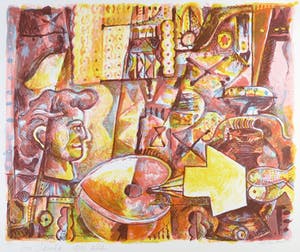 Rik van Iersel - Litho, Visit the studio's kopen? Bied vanaf 1!