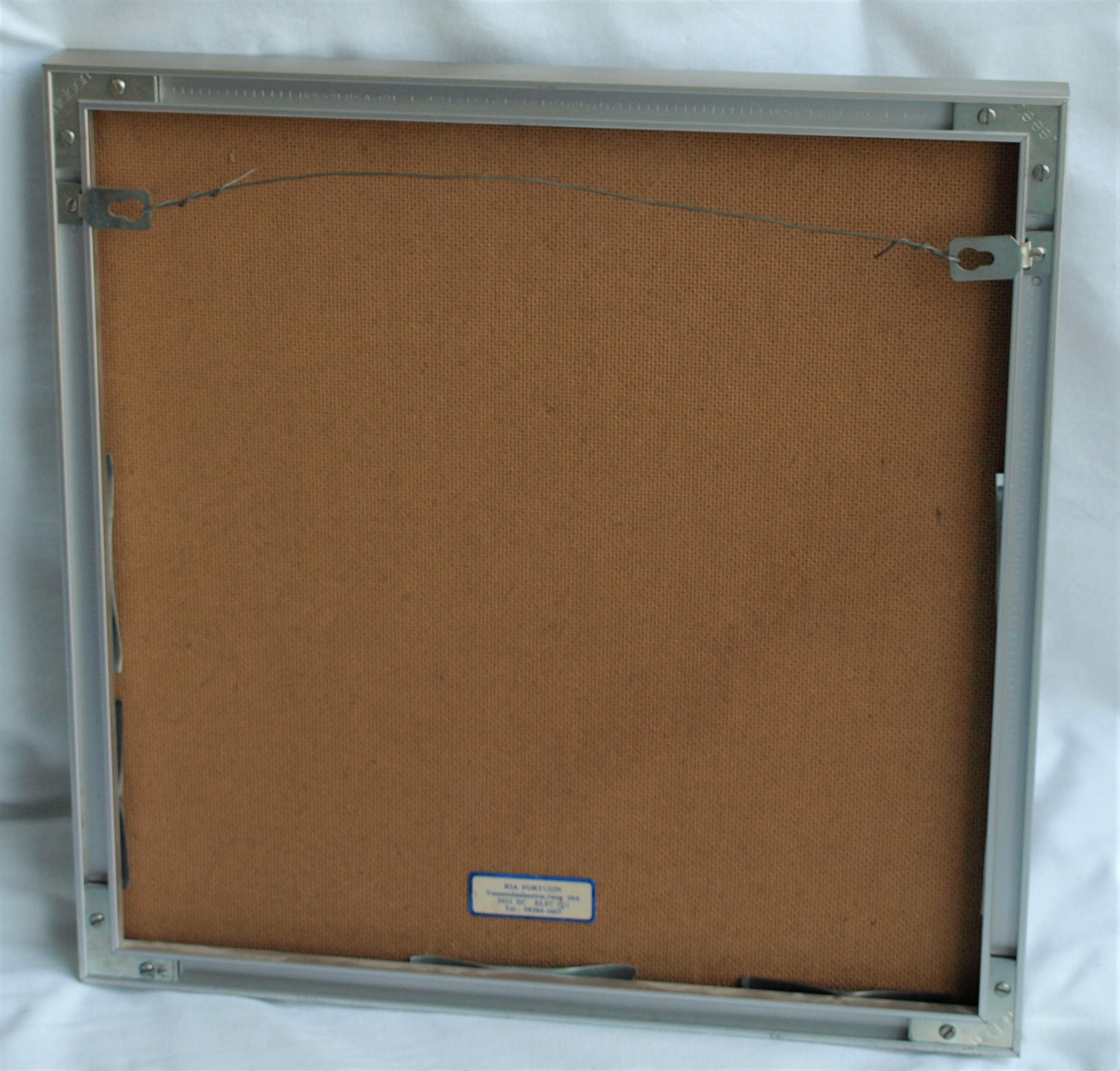 Ria Fortuijn - Kussende vis – Textiel – gesigneerd & ingelijst  kopen? Bied vanaf 15!